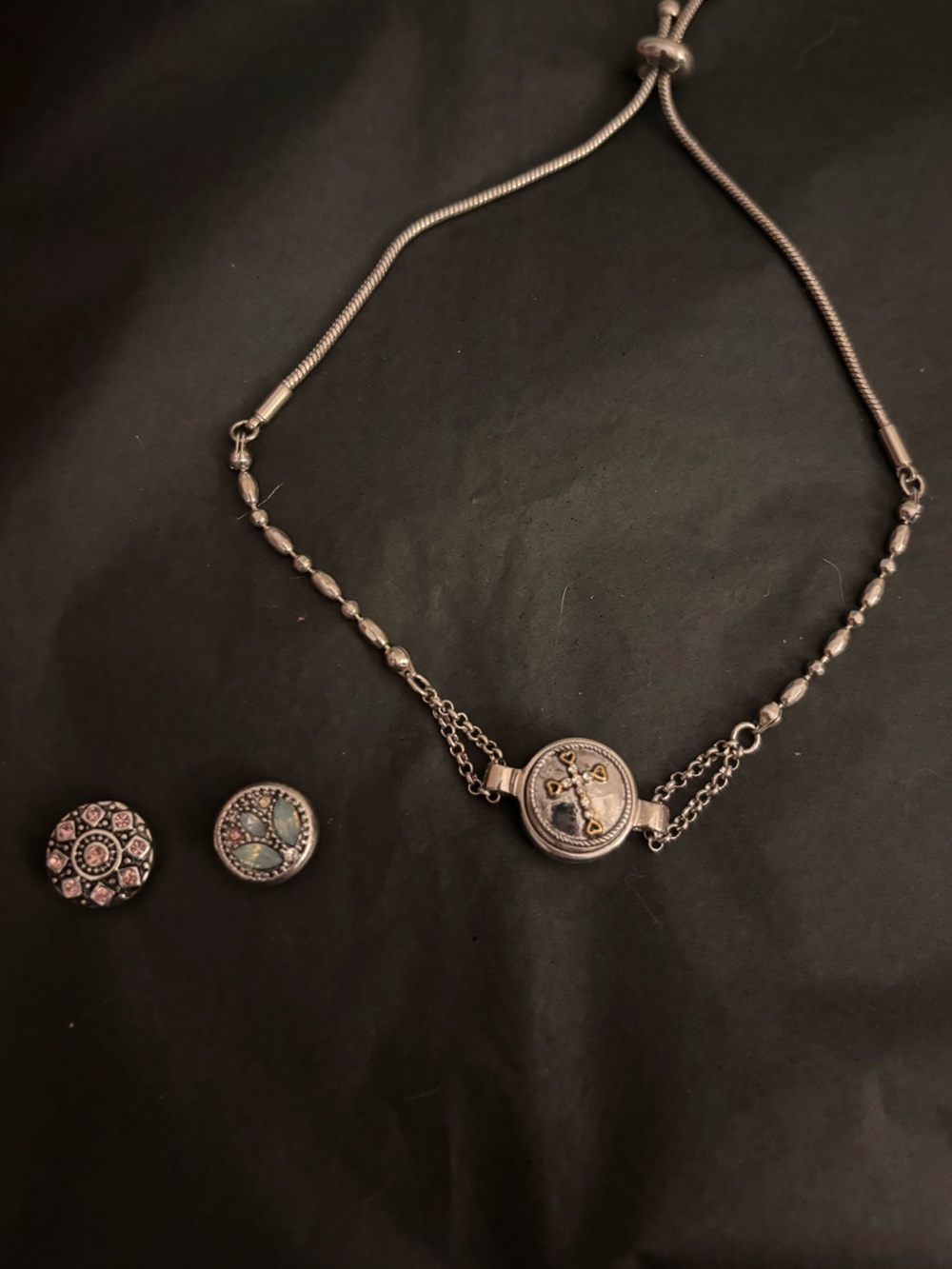 Gingersnaps Interchangeable Bracelet with Charms